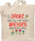 Baumwolltasche - Taschen - Danke dass du mir beim Wachsen geholfen hast - Abschied Erzieher Erzieherin - Unisize - Naturweiß - geschenk kindergärtnerin erziehertaschen für kindergärtner bee