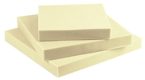 SEEBAUER living Schaumstoff VISCO RG 50/30 (Sehr weich) Memory-Schaum Topper Matratze (50 x 50 x 2 cm)