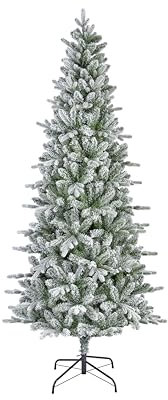 Lumineo Albero di Natale, Green/White, dia103.00-H210.00cm