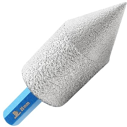 Diamant Fasenbohrer 0-25mm - BRSCHNITT Diamant Fingerfräser Vergrößerung Vorhandener Löcher in Porzellan Keramik Fliesen Marmor Granit Sechskant-Schaft