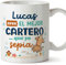 MUGFFINS Tazas Personalizadas para CARTERO hombre - En Español - Mejor que yo Sepia - 11 oz / 330 ml - Regalo Personalizable original y divertido