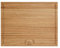 White Fire - Tabla de cortar roble, 45 x 35 x 2,5 cm