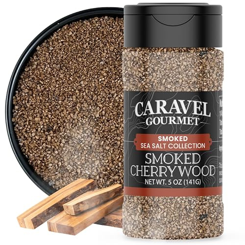 Caravel Gourmet Cherry Smoked Sea Salt - 5 Oz Shaker