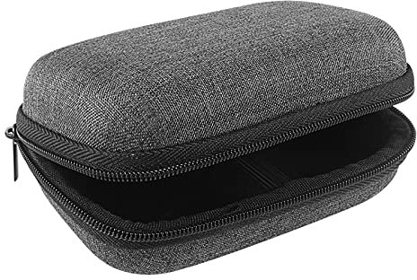 GEEKRIA Hartschalen-Reisekoffer, Reiseaufbewahrung, Tragetasche, kompatibel mit IK Multimedia iRig 2/iRig HD 2 Digital Guitar Audio Interface Adapter (Grau), grau, Klassisch