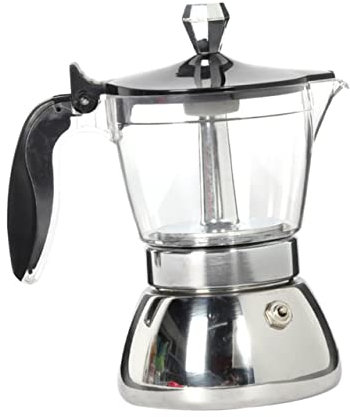 OFFSCH Cafetera Manual Embolo Cafetera De Acero Inoxidable Para Uso Doméstico