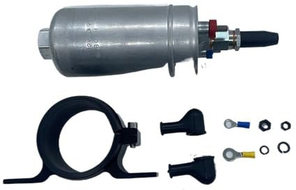 Spare parts Pompe à essence externe universelle en ligne 300 LPH Compatible avec AEM 50-1005 Compatible avec support de montage de 60 mm