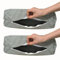 BLLMTEAR 2 Stück Nackenrollenbezug Bezug for Nackenrolle Nackenkissenbezug mit Reißverschluss for Kissenrollen aus Memory-Schaum und Nackenkissenrollen(#6,20x80cm/8x31in)