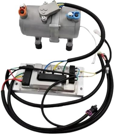 Unidad De Compresor Eléctrico De Aire Acondicionado De 12V, Compatible Con Coches, Camiones, Autobuses, Vehículos Recreativos