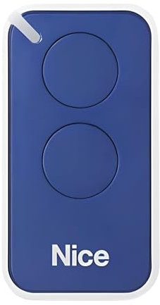 Mando Era Inti - Mando de Garaje de Dos Botones Era Inti. Control Remoto Garaje y Portón - Alta Compatibilidad y Fácil Programación Negro (Azul Blue)