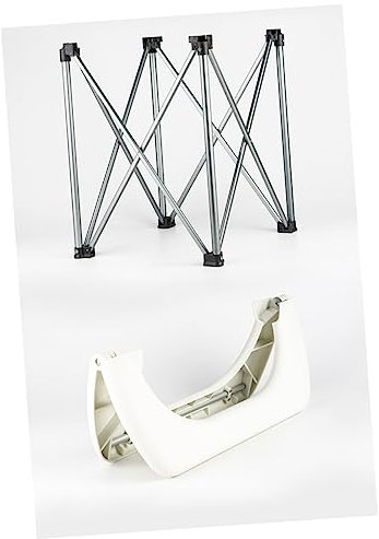JOINPAYA Toilettes Pliantes Toilettes Portables pour Le Camping Toilette extérieure multifonctionnelle Voyage Toilettes de Camping Portables pour Adultes Toilettes du Camping Blanche