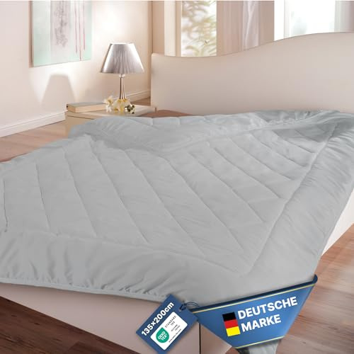 Bestlivings Bettdecke waschbar ohne Bezug nutzbar - 135 x 200 cm - leichte Sommerdecke ÖKO-Tex 100 Zertifiziert und waschbar bei 60°C, Leicht, Atmungsaktiv Ideal für Reisen