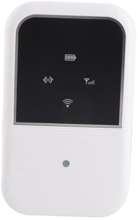 Plyisty 4G LTE Mobiler WLAN-Router, Tragbarer -Reis-WLAN-Hotspot MIT SIM-Kartensteckplatz und Led-Anzege, 10 Benzutzer Teilen, 72 Stunden Standby, Reiserouter