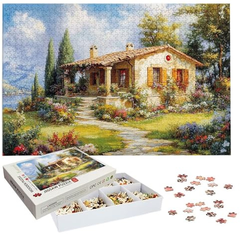 Puzzle 2000 Teile Erwachsene, Wald Puzzle 2000 Teile, EIN Herausforderndes Rätsel, Kabine Holzpuzzle Erwachsene mit Exquisiter Verpackungsbox, Puzzlespiele für Die Ganze Familie, Wanddeko H-2708