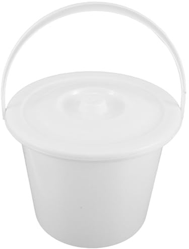 Urinoir de Chevet Gradué 3000ml avec Couvercle, Plastique Blanc | Récipient de 3000ml, Poignée Intégrée, Usage Maison ou Hôpital, pour Adultes et Hommes