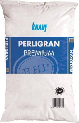 Perlite KNAUF 2 Liter | Körnung 2-6 mm | Staubfrei | verbessert die Luftzirkulation und das Wasserspeichervermögen | (2 Liter)