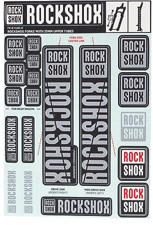 RockShox Unisex – Erwachsene Felgenbänder-03055001 Felgenbänder, Grau, 35mm Standrohre