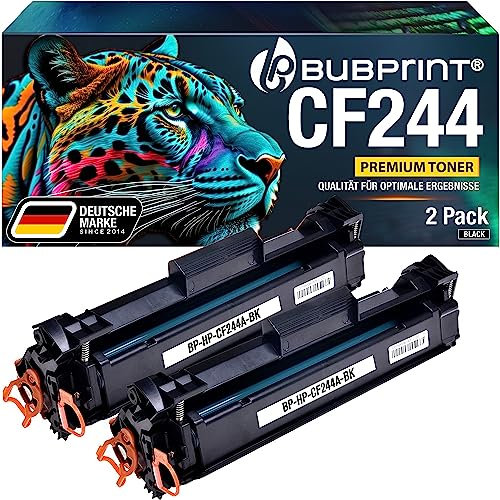 Bubprint CF244A Toner kompatibel als Ersatz für HP 44a CF244a Laserjet pro MFP M15a M17w M28a M29a M30w M15w M28a M29w M31w M28w M17a M28w M30a M28 Series [2 Stück]