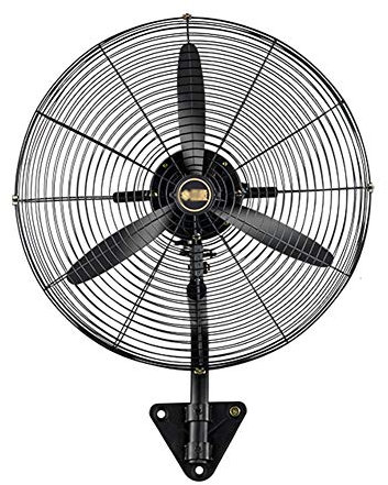 Industrial-grade wall-mounted fan, high-power swinging high-speed fan
