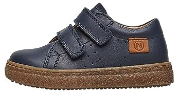 Naturino Carex VL-Sneaker aus gebürstetem Nappalede-Navy blau 23