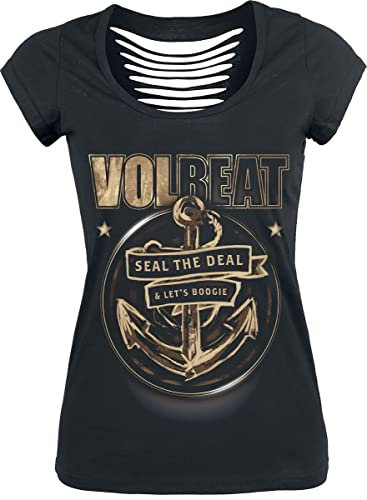 Volbeat Anchor Frauen T-Shirt schwarz XL 100% Baumwolle Band-Merch, Bands
