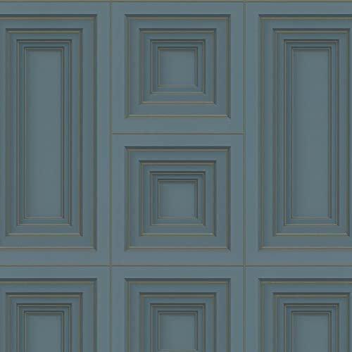 Coleman Bros Trussardi Wall Decor 6 Panels Teal Wallpaper Z46023-1.06m Wide