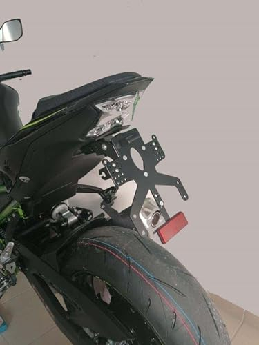Kennzeichenhalter GroFaTec REVO für Kawasaki z900 2017-2022 Kennzeichenträger Nummernschild Träger Halter kurzes Heck Heckumbau Porta Targa Z900 kawa