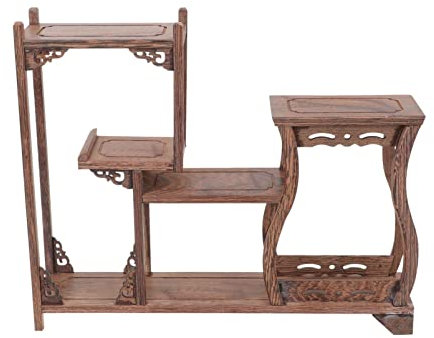 tea stand Wood Stand Rustic Table Wooden Risers frame holder Tea Canister Display Stand coffee table desk wood wine racks Wooden Storage Stand old fashioned decorative frame