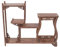 tea stand Wood Stand Rustic Table Wooden Risers frame holder Tea Canister Display Stand coffee table desk wood wine racks Wooden Storage Stand old fashioned decorative frame