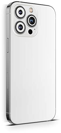 Skins4u Schutzfolie Skin Cover Skins Design Folie Kratzerschutz kompatibel mit iPhone 12 Pro MAX Solid State Weiss