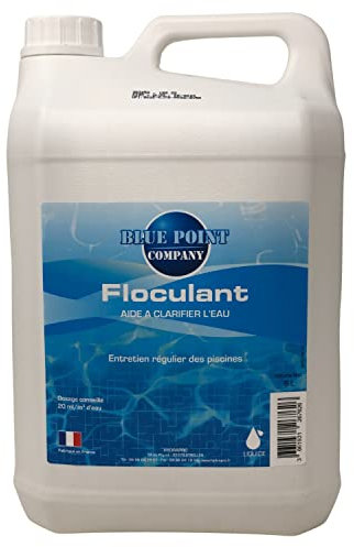BLUE POINT COMPANY Floculant Liquide Piscine – Clarifiant pour Piscine/Lutter Contre Les eaux Troubles – Bidon 5L