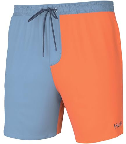 HUK Herren Pursuit Volley, Quick-Dry Fishing Shorts for Men Boardshorts, Ruhiger Hafen, XL