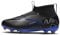 NIKE Boy's Unisex Kids Jr Mercurial Superfly 9 Academy Chrome-Hyper Roya Gym Shoes, Black Blue Grey, 5.5 UK Child