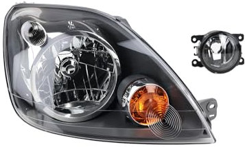 Johns, Scheinwerfer Halogen passend für Ford Fiesta 02 10/2005-09/2008 H4 Re. + Nebel.
