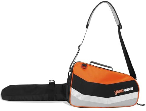 YARADMARIS Chainsaw Carrying Bag, Heavy-Duty Full Protective Chainsaw Storage Bag, Foldable Chainsaw Carrying Holder Compatible with Stihl/Husqvarna 16/18/20 Chain saws