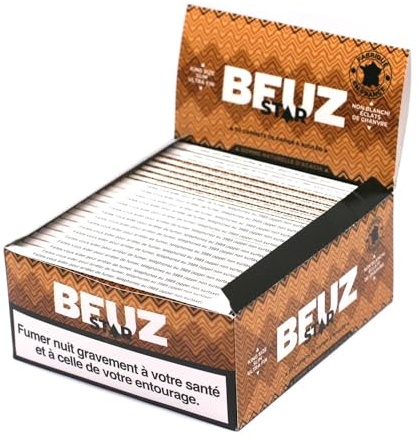 Feuilles Slim Beuz Star - Papier Non Blanchi (50)