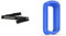 Garmin HRM-Dual - Premium Heart Rate Monitor Chest Strap, Real Time Heart Rate Data via Bluetooth Low Energy, ANT+, Black & Silicone case for Edge 830 blue