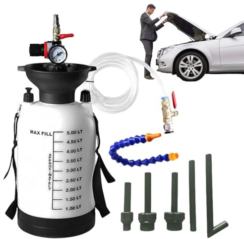 Teksome Pompe à fluide automobile, remplissage de transmission | Kit de pompe à fluide pour évacuateur de fluide 5L | Système de d'huile de boîte de vitesses, pompe de de fluide automobile pour le de