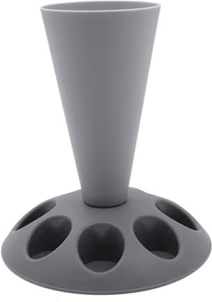 Zwfjcmsa Piping Bag Holder with 8 Slots Nozzles, Plastic Pastry Bag Stand for Cake Decorating Kit A