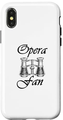 Coque pour iPhone X/XS Ventilateur d'opéra