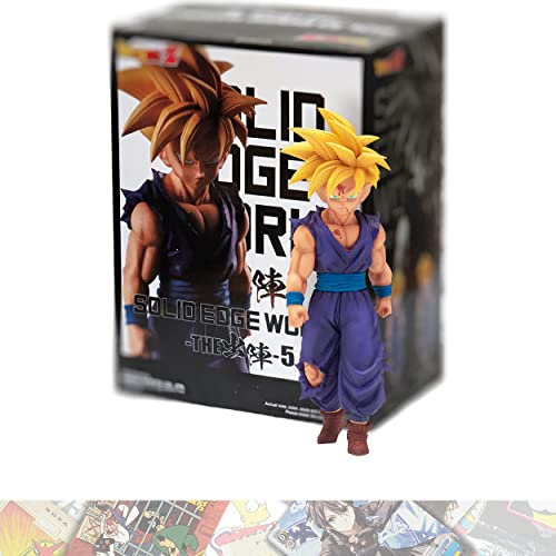 Super Saiya n Son Goha n [B]: 16 cm Solid Edge Works-The Shutsujin estatua figura Vol.5 incluida con 1 tarjeta de intercambio temática compatible A.C.G. (89470)