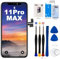 EFaith for iPhone 11 Pro Max Screen Replacement 6.5 inch Full HD LCD Display, 3D Touch Screen Digitizer Frame Assembly with Repair Tools Kit，Adhesive and Tempered Glass