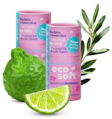 Natürliches Deodorant für Damen, natürliches Deo ohne Aluminium, Deodorant-Stick für Jugendliche, vegane und natürliche Kosmetik, Bio-Deo (2)