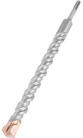 HILPATY SDS Plus Masonry Drill Bits 28 x 350mm Tungsten Carbide Cross Tip Rotary Hammer Drill bit for Masonry, Concrete, Brick Wall, Cement, Stone