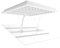 Deflector de aire acondicionado para techo, 18 cuadros de altura ajustable AC Vent Devent Deflector, anti-Condensación Aire Ventilla Viento de ventilación con soporte para la oficina en casa