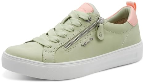 Tamaris Comfort Damen Sneaker flach mit Reißverschluss Freizeit