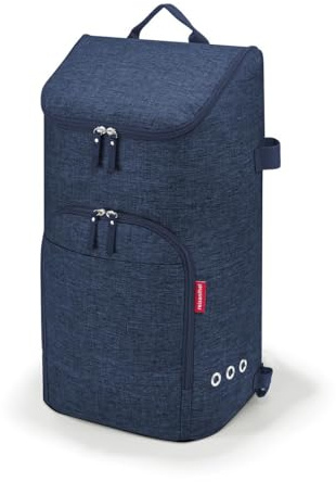 reisenthel citycruiser Bag Twist Navy – Einkaufsbag (Kompatibel mit dem Citycruiser-Gepäckträger – separat erhältlich) – Mit Stabiler Bodenplatte und Einer Belastbarkeit von 25 kg