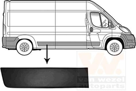 VAN WEZEL Zier-/Schutzleiste, Seitenwand | Kompatibel mit: CITROËN JUMPER II Bus, JUMPER II Kasten, JUMPER II Pritsche/Fahrgestell, FIAT DUCATO Bus, DUCATO Kasten