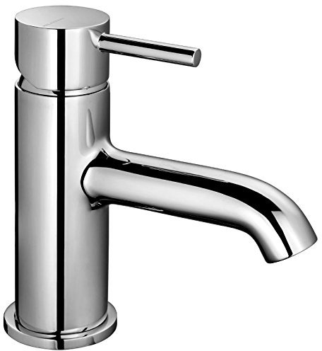 Rubinetto miscelatore bagno Mimo per lavabo senza piletta scarico cromo lucido