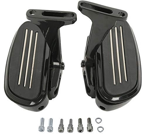TCMT Repose-pieds Planchers compatibles avec les planchers pour passagers Kit de montage des pieds Streamline pour Touring Road Glide Road King Street Glide Electra Glide 1993-2023