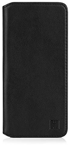 32nd Klassische Series 2.0 - Lederhülle Case Cover für Google Pixel 4A, Echtleder Hülle Entwurf gemacht Mit Kartensteckplatz, Magnetisch und Standfuß - Schwarz